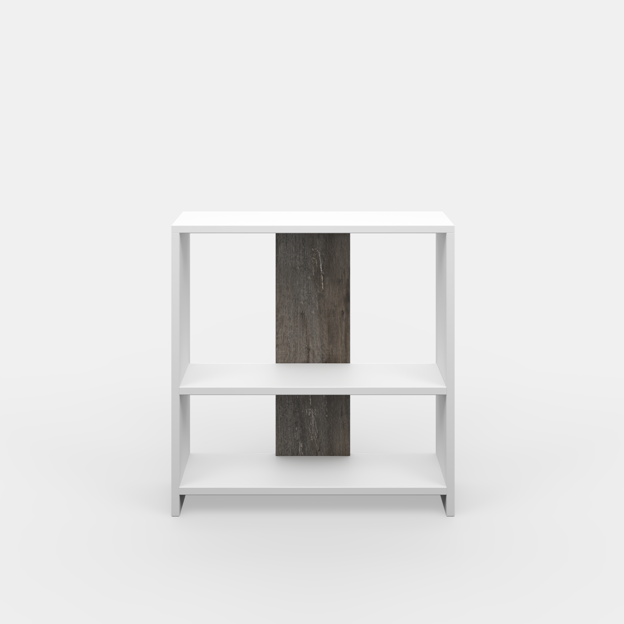 Ada Home Decor Sydney Side Table, White/Anthracite