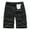 Black, variant on WREESH Men's Cargo Shorts Summer Fashion Solid Color Casual Shorts Athletic Shorts Cargo Shorts Outdoor Workout Shorts Black