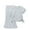Gray, variant on Nrmvnmi Girls Fashion Solid Short Sleeved Round Neck Top Flare Pants Two Piece Set Beige-2-3Years