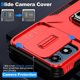 thumbnail image 3 of Funda para GANGXUN Motorola Moto G22 - Soporte metálico, Función magnética, Rojo, 3 of 5