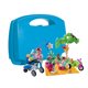 Playmobil Family Picnic Carry Case - Portable Play Set With Figures, Trike & Accessories