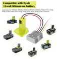 thumbnail image 3 of Convertidor de voltaje KOEZEOI de 18 V a 12 V para batería Ryobi de 18 V, 3 of 7