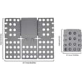 thumbnail image 2 of Tabla para doblar camisas plegable, tabla para doblar ropa sin esfuerzo para ahorrar espacio en el armario, carpetas de lavandería portátiles de lino gris para varios tipos de prendas (bisagras, 2 of 4