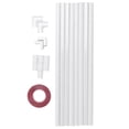thumbnail image 1 of One-Cord Channel Cable Concealer - CMC-03 Cord Cover Wall Cable Management System - 125 Inch Cable H, 1 of 5