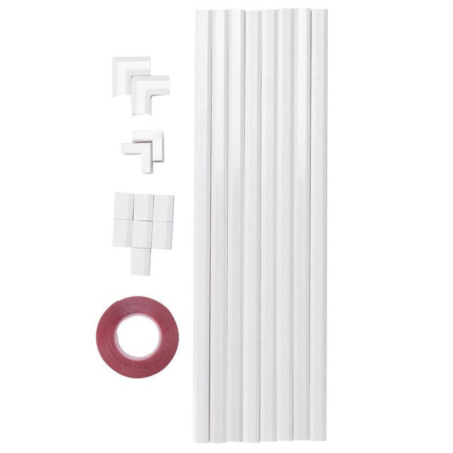 One-Cord Channel Cable Concealer - CMC-03 Cord Cover Wall Cable Management System - 125 Inch Cable H