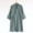 #357-Army Green, variant on Men's Cotton Kimono Robe with Pocket Casual Loungewear Gray M Gifts for Father