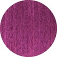 thumbnail image 1 of Ahgly Company Indoor Round Abstract Pink Modern Area Rugs, 6' Round, 1 of 4