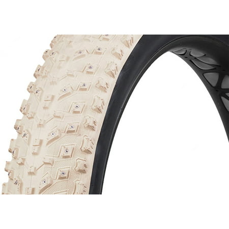 Vee Rubber Snow Avalanche Studded Winter Fat Bicycle Tire (White - 26 x