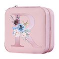 thumbnail image 2 of GOYDSY Simple Storage Jewelry Box, 26 Printed Letter Jewelry Organizer, Portable Storage Case for Rings, Earrings, and Necklaces, Stylish Jewelry Box Clearance Sales Today Deals Prime, 2 of 4