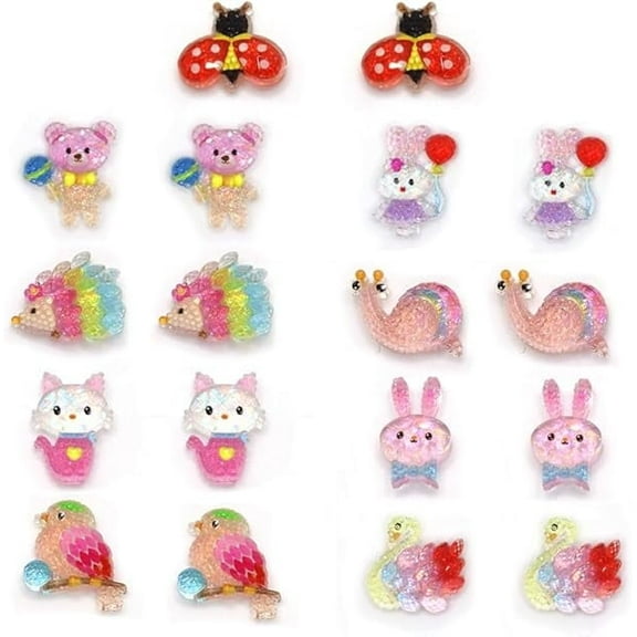 Bling Crystal Shoe Charms for Girls Women Cute Shoe Accessorie for Adults Teens Kids Kawaii Shoe Decoration Charms for Clog Sandals Birthday Party Gift