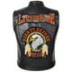 thumbnail image 2 of Chaleco De Moda Para Hombre De Cuero PU Con Diseño De Bordado De Águila Para Motociclista, 2 of 4