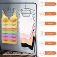 Topekada 6 Pack Bra Hangers, 8 Tier Tank Top Clothes Hanger Space Saver