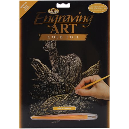 UPC: 0090672013224 | Gold Foil Engraving Art Kit 8 X10 -Deer