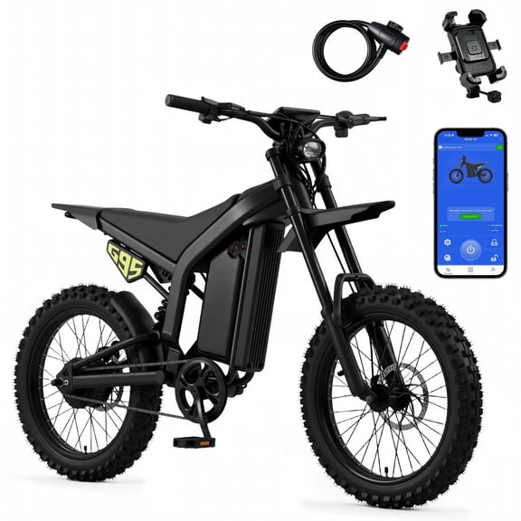 DRIFT.SLIDE Electric Dirt Bike for Adults, 2600W Peak Motor, 45 mph, 17"off-Road Bike with Dual Suspension & Disc Brakes