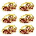 thumbnail image 1 of Serviette Buckle 6Pcs Multi-purpose Reusable Unique Wedding Banquet Party Heart Serviette Buckle, 1 of 5