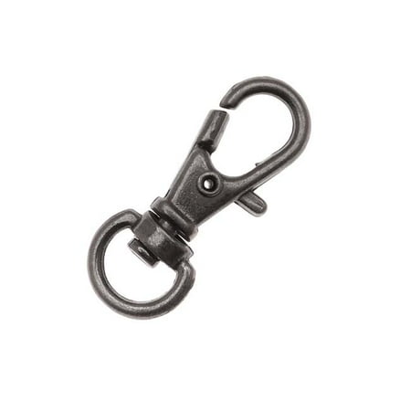 Gunmetal Lobster - Gunmetal Color Metal Swivel Lobster Clasp 32mm/2