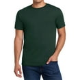 thumbnail image 3 of Hanes Men's Crew Neck Perfect-T T-Shirt, Short Sleeve Casual Blank Tee, Deep Forest, M, 3 of 6