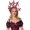 Red, variant on Butterfly Fascinator Monarch Butterfly Headband Crown Party Garden Party Butterfly Themed Parties Costume Headpiece