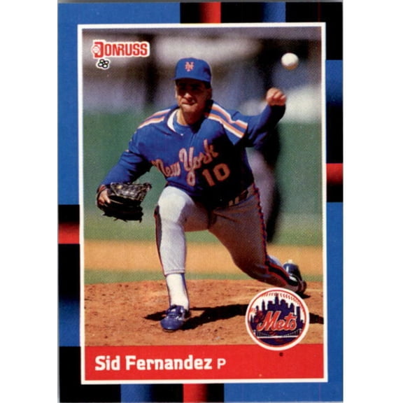 1988 Sid Fernandez Donruss Baseball Card #118