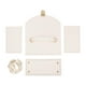 thumbnail image 1 of Bases para bolsas de crochet, accesorios y suministros para manualidades, kits para hacer bolsas de crochet DIY Blanco, 1 of 8