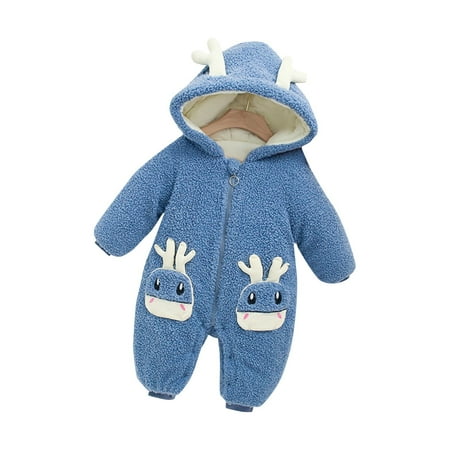 

Children s Winter Warm Teddy Fleece Baby Onesie Fragarn