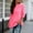 C-Hot Pink483, variant on JIAYUE Sweaters for Women Solid Color Round Neck Soft Warm Pullover Loose Fit For Ladies Casual Winter Wear