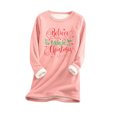 thumbnail image 2 of Aqestyerly Hauts de Noël pour Femmes Mode Imprimée en Peluche Chaude, 2 of 3