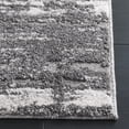 thumbnail image 3 of Safavieh Ravine Jessie Abstract Shag Area Rug, Dark Gray/Ivory, 5'3" x 7'6", 3 of 10