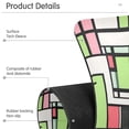 thumbnail image 4 of Yayeee Faucet Mat for Kitchen Sink 14.7" Diatomite Long Splash Guard Pad, Green Abstract Geometric, 4 of 7