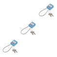 thumbnail image 2 of Billuyoard Stainless Steel Cable Safety Padlock Lockout  Isolation Color Lock, 7 Type1, 2 of 6