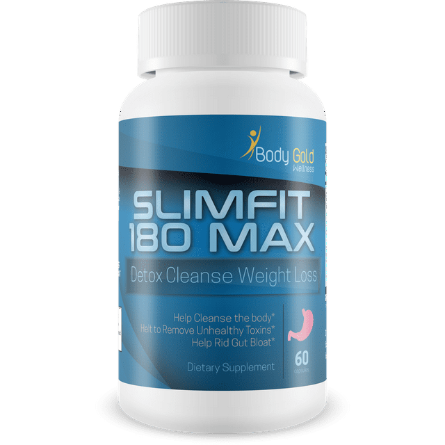 Slimfit 180 Max Detox Cleanse Weight Loss Help Clear your Body of Bloating Toxins One of