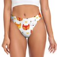 thumbnail image 1 of Balery Cute Fox with Heart Tangas de Algodón para Mujer con Estampado – Ropa Interior Sexy, Transpirable, G-string-X-Small, 1 of 6