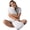 White, variant on Weighted Body Pillow - Weighted Pillow for Deeper Sleep - Cooling Body Pillows for Adults, Full Body Pillow for Adults, Side Sleeper Body Pillows with Cover