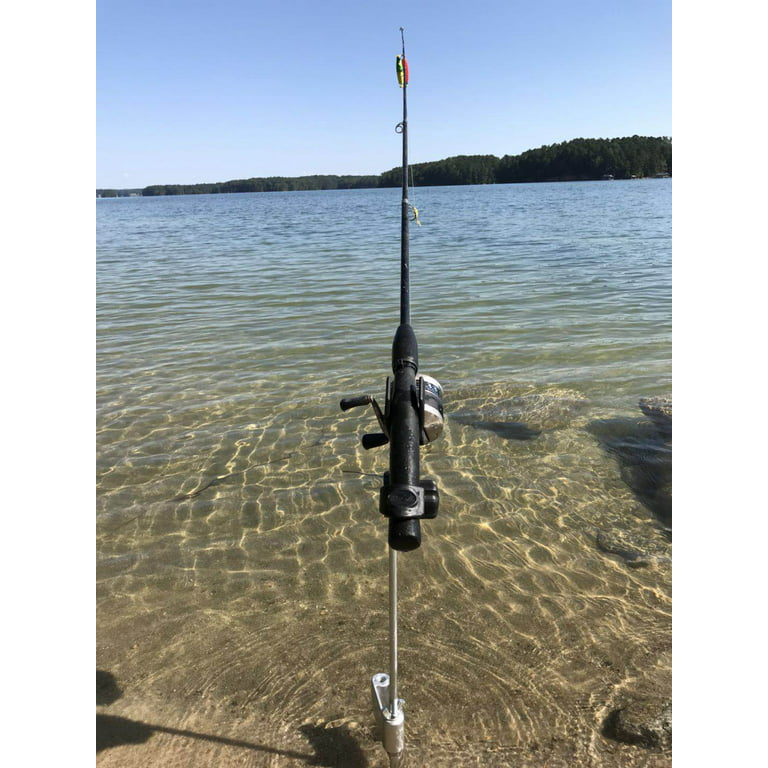 Brocraft Bank Fishing Rod Holder/Ground Adjustable Swivel Rod Holder/Bank Rod Holder