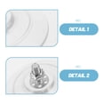 thumbnail image 3 of GOOHOCHY 4Ud Ventosas Transparentes Con Tornillo Para Colgar En Superficies De Vidrio Y Azulejo, 3 of 7