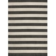 thumbnail image 2 of JONATHAN Y SANTA MONICA 4 x 6 Area Rug, Negril Two-Tone Wide Stripe - Black/Beige, SMB203B-4, 2 of 9