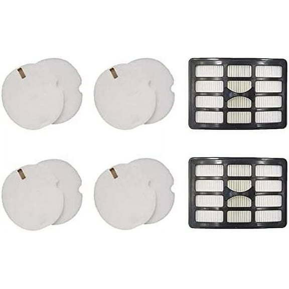 2 HEPA   4 Foam and 4 Felt Filter Kit Fits Shark Lift-Around Portable LA400, NP317W, NP318, NP319 and NP320. Compare to XFF318 XHF319.