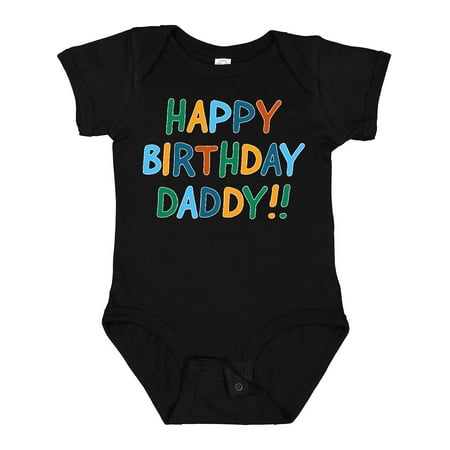 

Inktastic Happy Birthday Daddy!! Gift Baby Boy or Baby Girl Bodysuit
