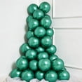 thumbnail image 4 of Globos Ztikug de látex metálico verde, 50 unidades, 25 cm, para fiestas, 4 of 6