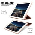 thumbnail image 3 of DuraSafe Case for iPad 9.7 inch 5 / 6 Gen 2017 / 2018 [ A1893 A1954 A1822 A1823 ] Tri Fold Smart Cover with Soft Silicone Back Auto Sleep/Wake - Rose Gold, 3 of 11