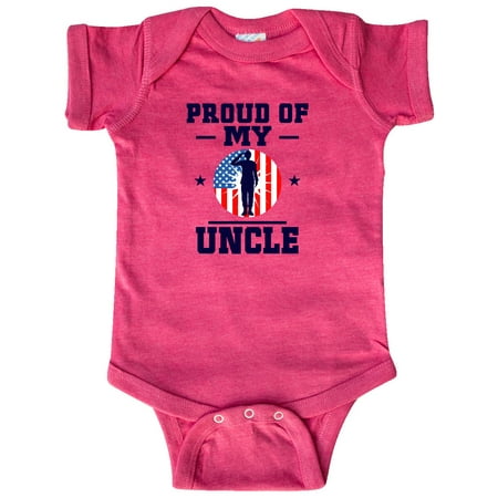 

Inktastic Military Uncle Proud Nephew Gift Baby Boy or Baby Girl Bodysuit