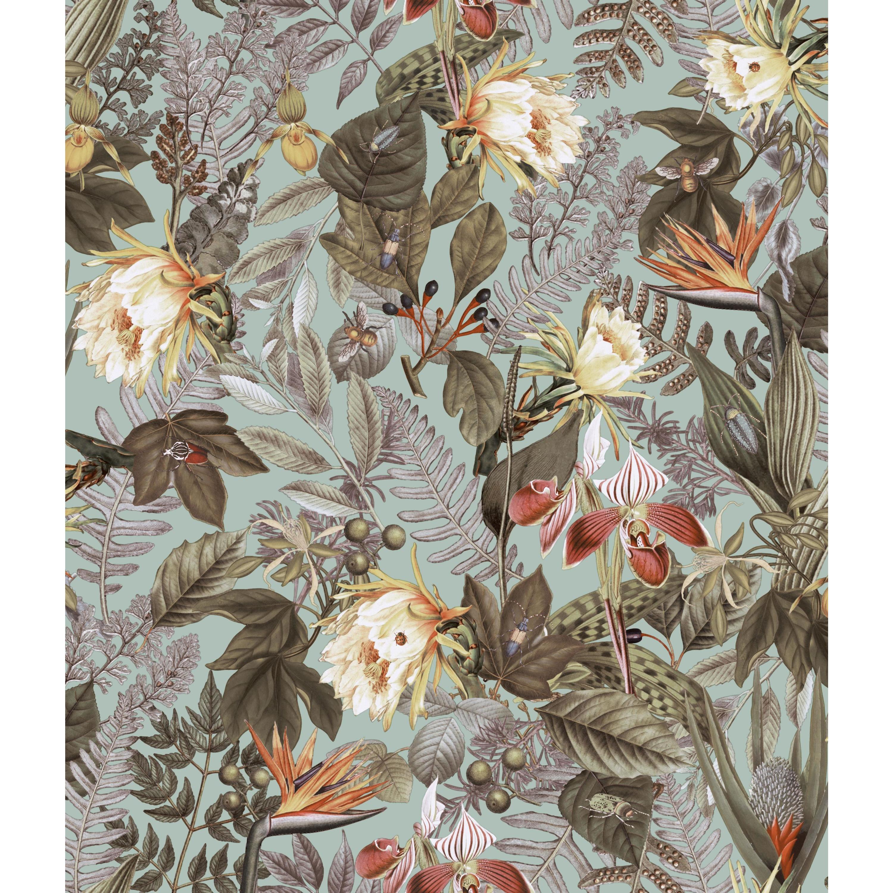 RoomMates Tropical Flowers Teal Blue Peel And Stick Wallpaper Walmart RoomMates Tropical Flowers Teal Blue Peel And Stick Wallpaper Walmart