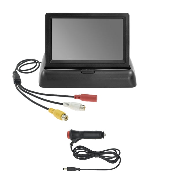 Car Monitor With Rear View Camera 4.3" TFT LCD HD Screen LED Backup Camera For Vehicle Parking Easy Installation ,Clear Images
