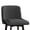 Black Gray-fabric, variant on MultiHaven 26.1-Inch Bar Stools Set of 2,Swivel Counter Height Bar Stool with Back & Metal Legs,Fabric Island Chairs Suitable for Kitchen,Bar,Cafe - Medium Gray