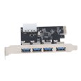 thumbnail image 1 of USB 3.0 PCI Express Expansion Card, Ultra High Speed USB 3.0 PCI Express Expansion Card PCB and Metal 5V Self Powered  for Workstations, 1 of 7