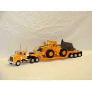 New Ray Die-cast Truck Replica - Kenworth W900 with Front Loader, 1:32 Scale,