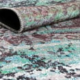 thumbnail image 5 of Rugs.com Francesca Collection Washable Rug – 5 Ft Square Blue Green Flatweave Rug Perfect For Living Rooms, Kitchens, Entryways, 5 of 8
