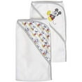 thumbnail image 3 of Disney Baby Mickey Mouse 2-Pack Hooded Towels Set & Mickey Mouse 8pk Washcloths, Washcloths & Hooded Towels Bundle, White/Multi, 3 of 5
