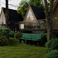 thumbnail image 2 of Wildridge Heritage 6' Park Bench, Turf Green and Black - Outdoor All-Weather HDPE Furniture, 2 of 4