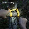 thumbnail image 3 of Ngheia Claerance! Safety Rope, 100 Foot 550Lbs Paracord Polyester Yellow Model 2156 Strong All Purpose Utility Rope – Camping Crafting Flag Pole Indoor & Outdoor, 3 of 6